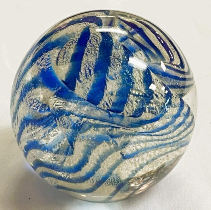 mid century modern art glass paperweight 3426