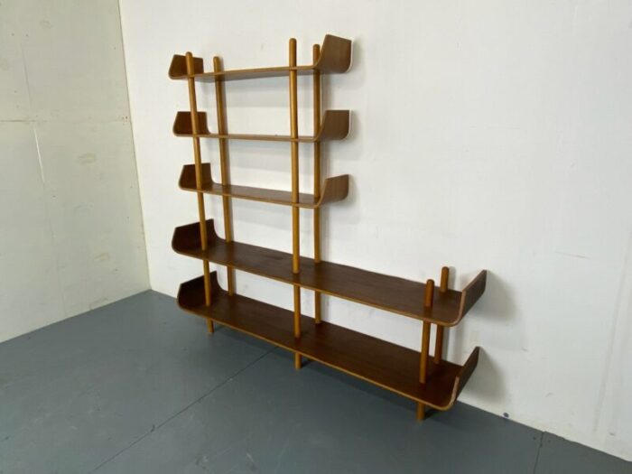 mid century modernist shelving unit room divider by willem lutjens for de boer 1953 10