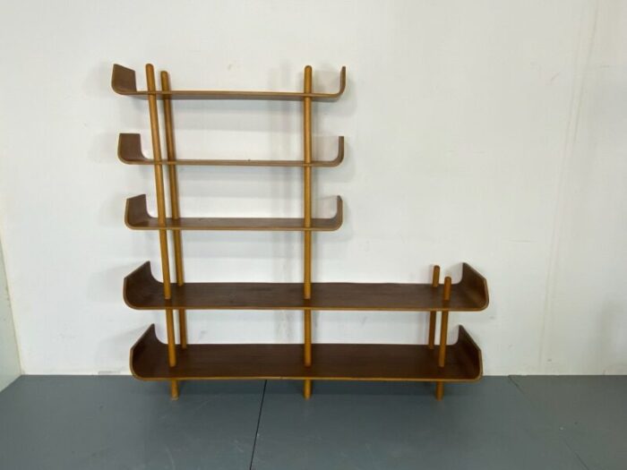 mid century modernist shelving unit room divider by willem lutjens for de boer 1953 11