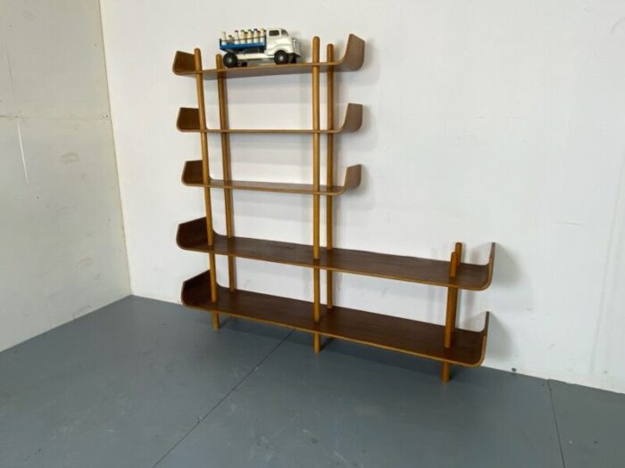 mid century modernist shelving unit room divider by willem lutjens for de boer 1953 12