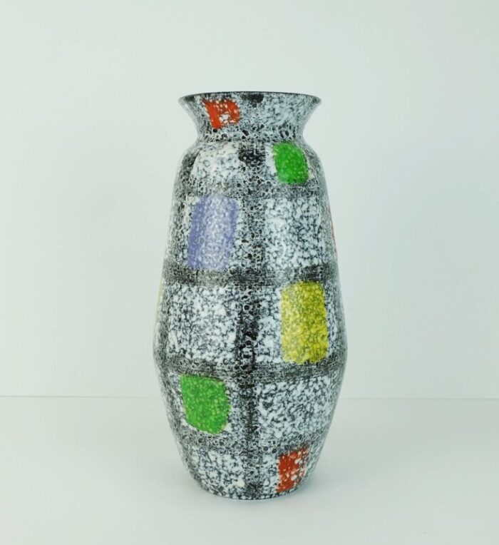 mid century no 608 30 vase by bodo mans for bay keramik 1960s 5