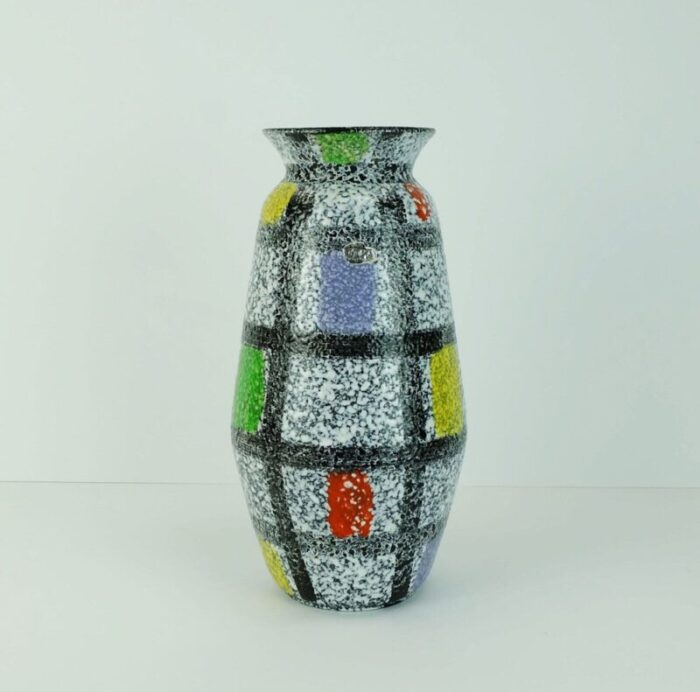 mid century no 608 30 vase by bodo mans for bay keramik 1960s 6