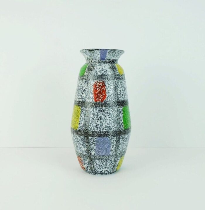 mid century no 608 30 vase by bodo mans for bay keramik 1960s 8