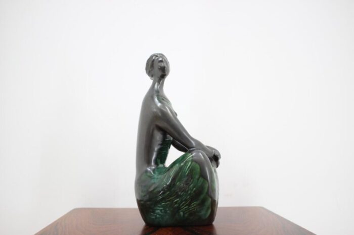 mid century sculpture by jitka forejtova for keramos 1960s 2