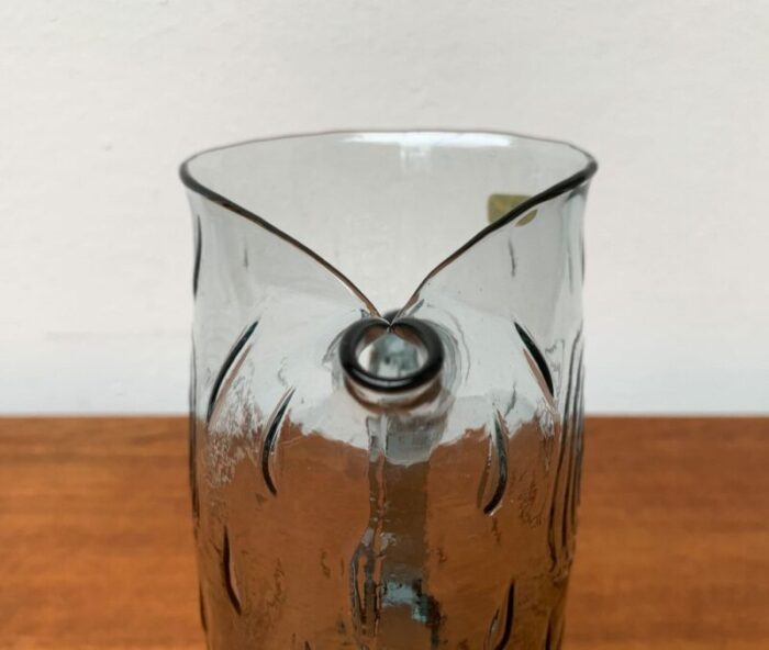 mid century swedish glass carafe from bjoerkshult 19