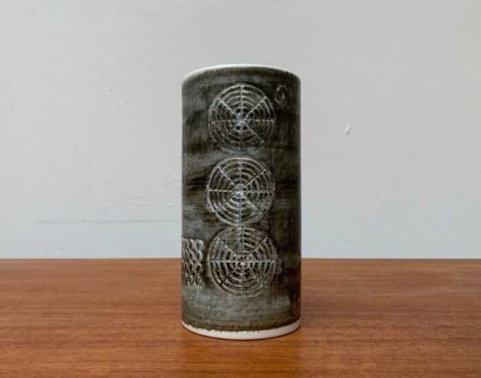 mid century swedish sarek vase by olle alberius for roerstrand 2