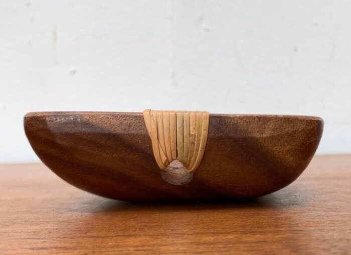 mid century teak bowl 1960s 5