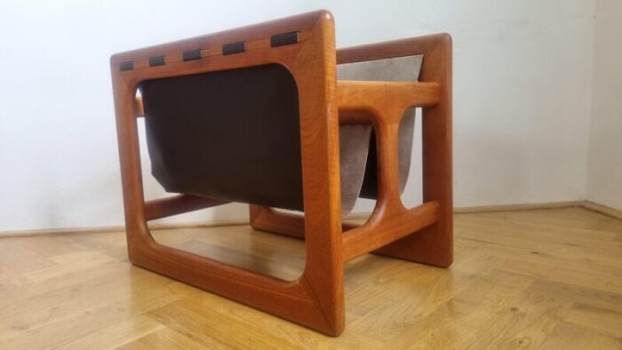 mid century teak magazine rack attributed to salin mobler aksel kjersgaard denmark 1970s 12