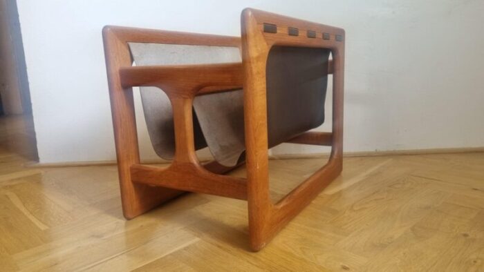 mid century teak magazine rack attributed to salin mobler aksel kjersgaard denmark 1970s 5