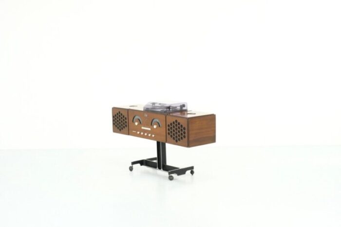 midcentury record player brionvega attributed to achille pier giacomo castiglioni for hille 1960s 4