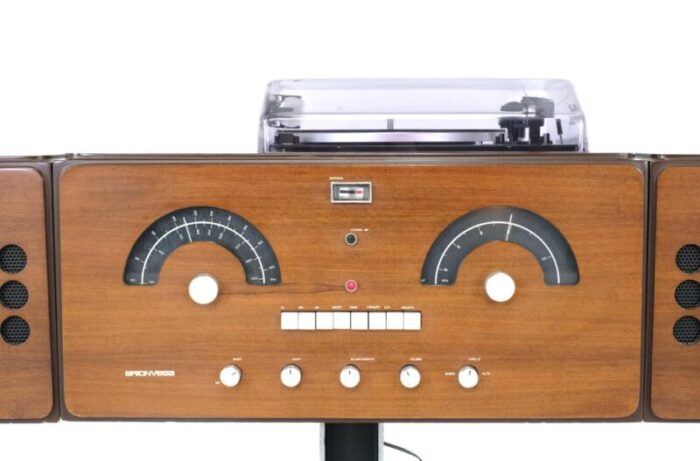 midcentury record player brionvega attributed to achille pier giacomo castiglioni for hille 1960s 6