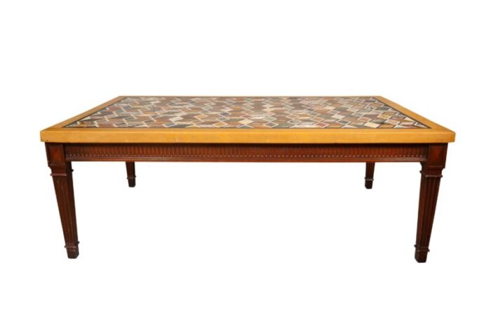 minton spidell marble coffee table 0128