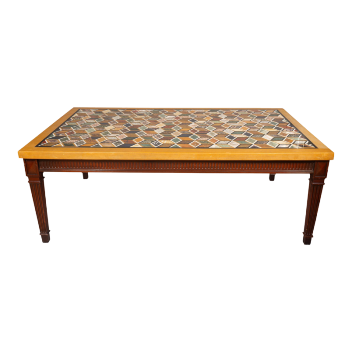 minton spidell marble coffee table 4897