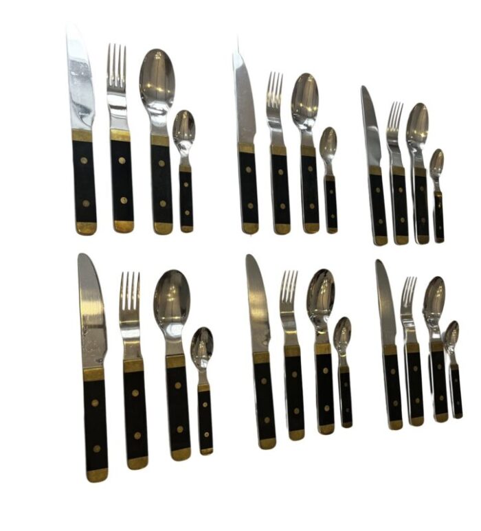 model viktor cutlery for six people from gense 1970s set of 24 5