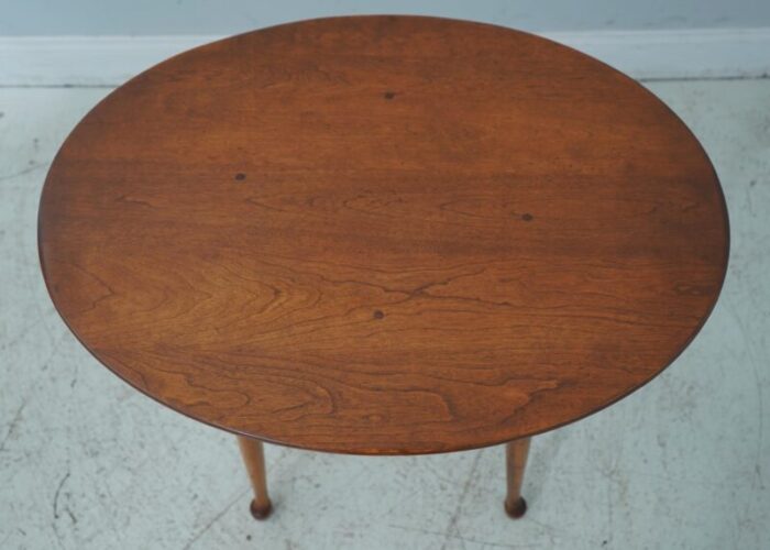 molly pitcher connecticut house maple w cherry finish lamp table 1195