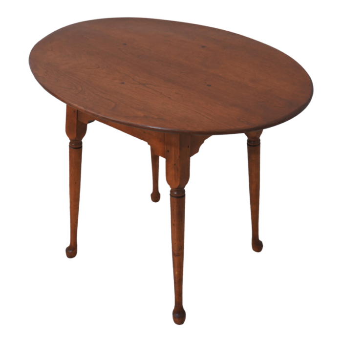 molly pitcher connecticut house maple w cherry finish lamp table 6481