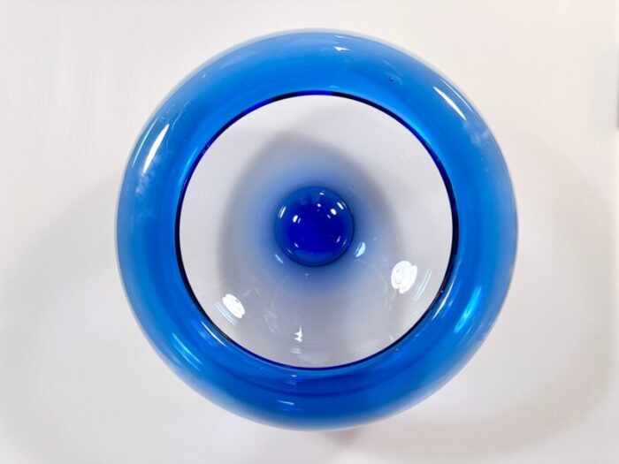 mouth blown glass art bowl model provence by per luetken for holmegaard denmark 1955 4