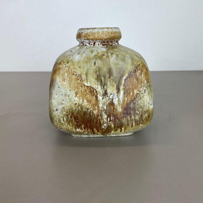 multi color pottery 814 fat lava vase by ruscha 1970s 4