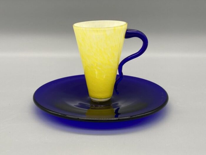 murano glass cup by ivan baj for arcade italy 5