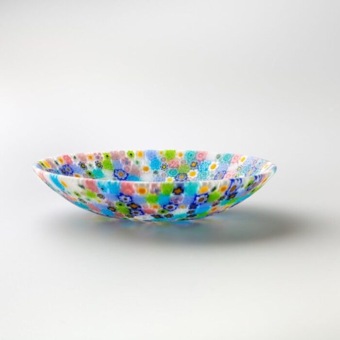 murano glass millefiori bowl by ercole moretti 1