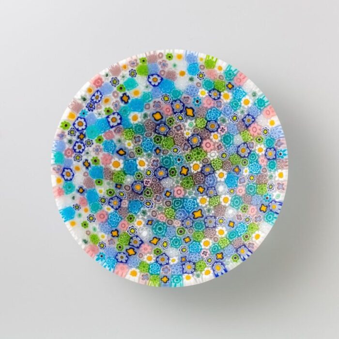 murano glass millefiori bowl by ercole moretti 2