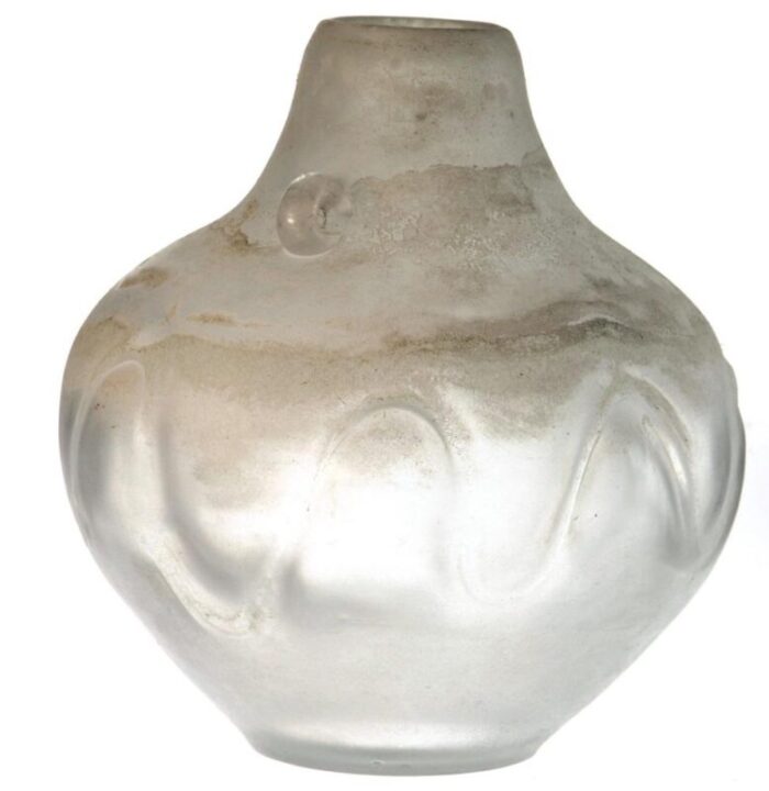 murano glass vase by seguso for bisazza 1990s 0779