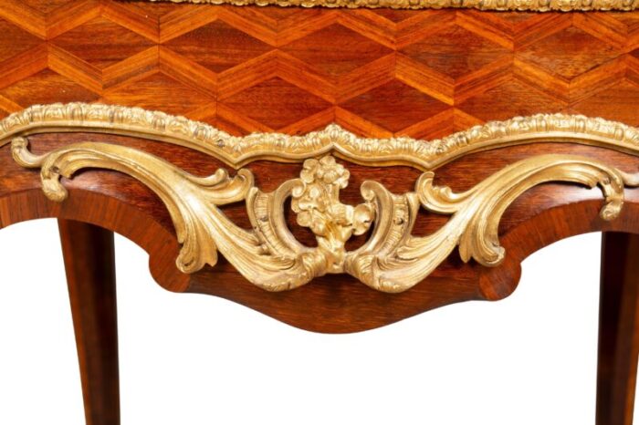 napoleon iii ormolu mounted tulipwood bureau plat attributed to wassmus 0510