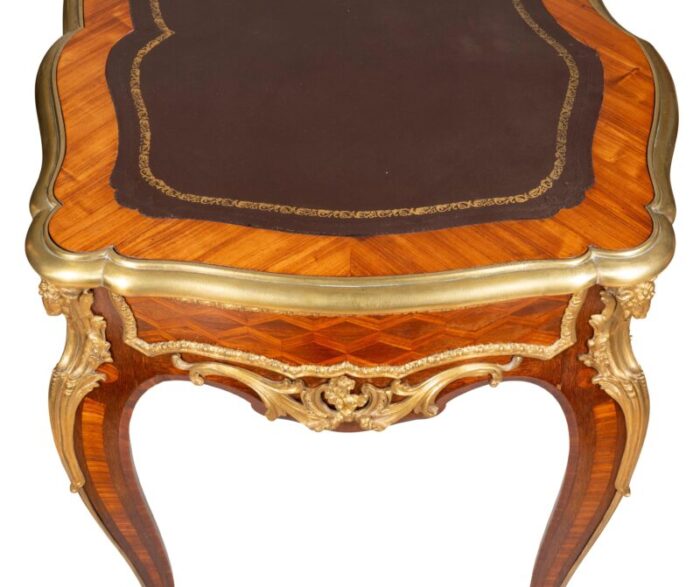 napoleon iii ormolu mounted tulipwood bureau plat attributed to wassmus 2329