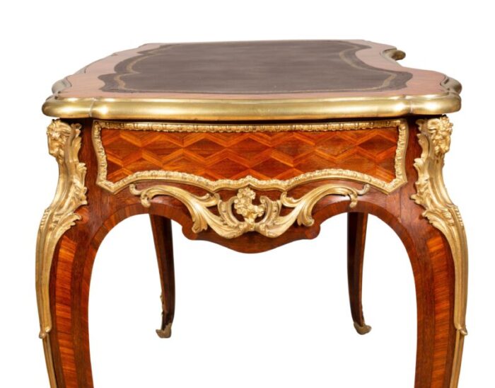 napoleon iii ormolu mounted tulipwood bureau plat attributed to wassmus 9835