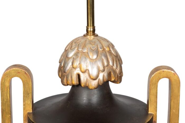 neoclassical style composition table lamps a pair 1981