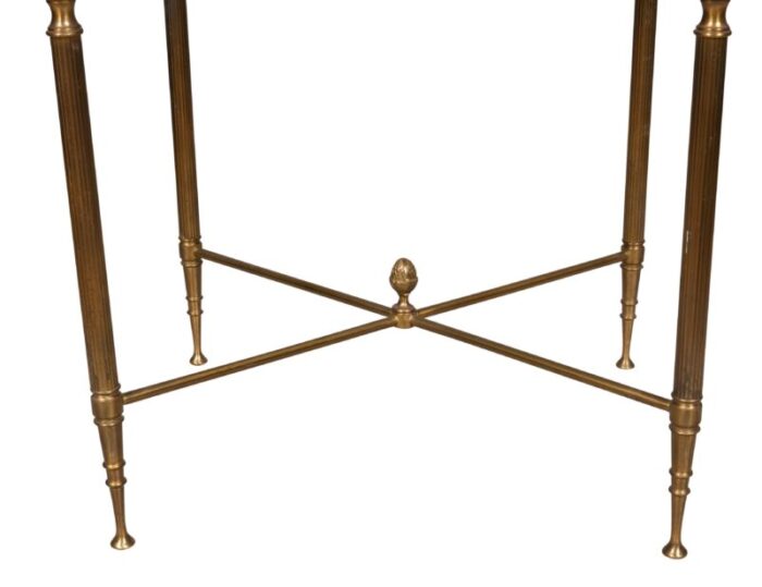 nesting vintage brass tables set of 3 5165