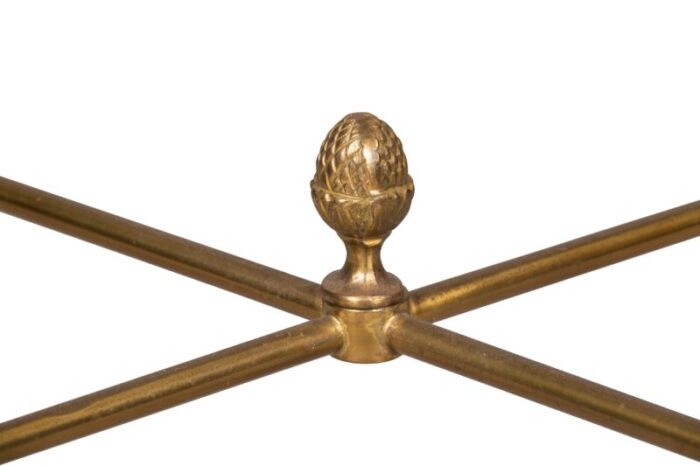 nesting vintage brass tables set of 3 9490