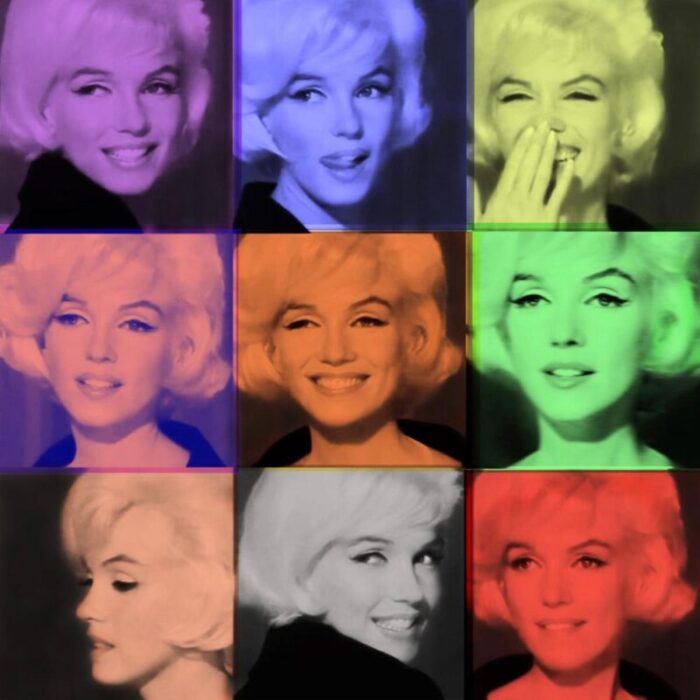 nine of one marilyn monroe 2023 signed limited edition pop art 0540