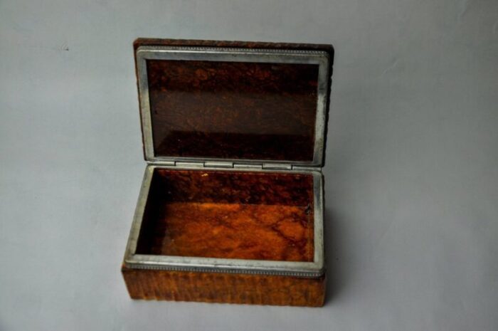 ocher alabaster box attributed to romano bianchi italy 1970s 7