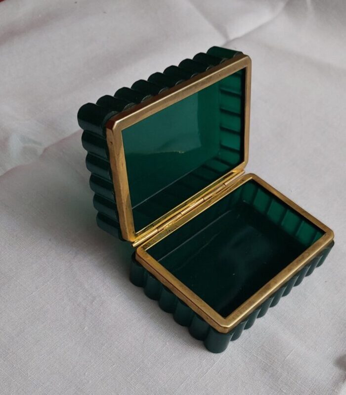 opaline murano glass box from fratelli ferro 1950s 4