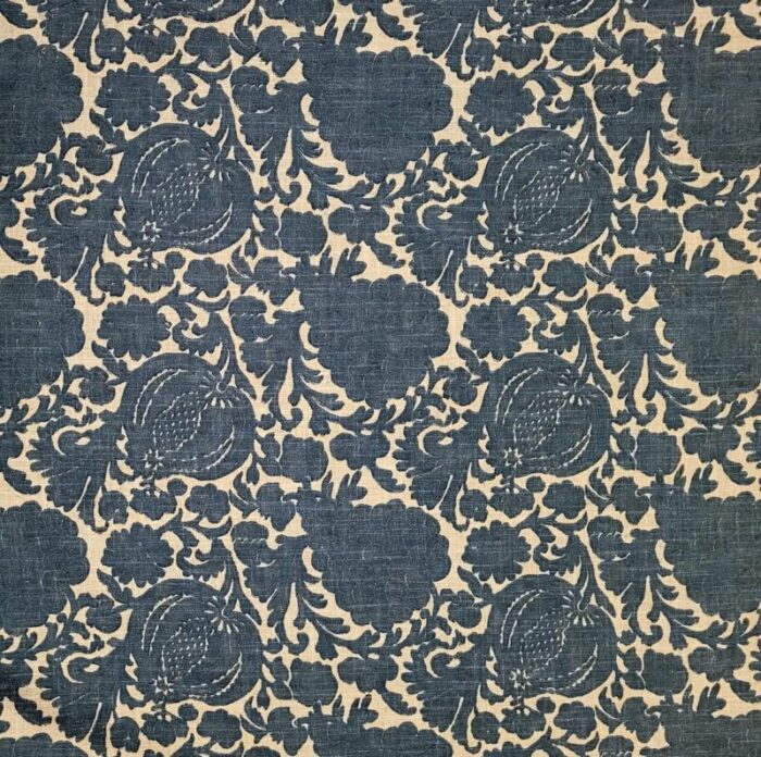 p kaufmann batik pomegranate indigo cotton basketweave fabric 5 yards 9754