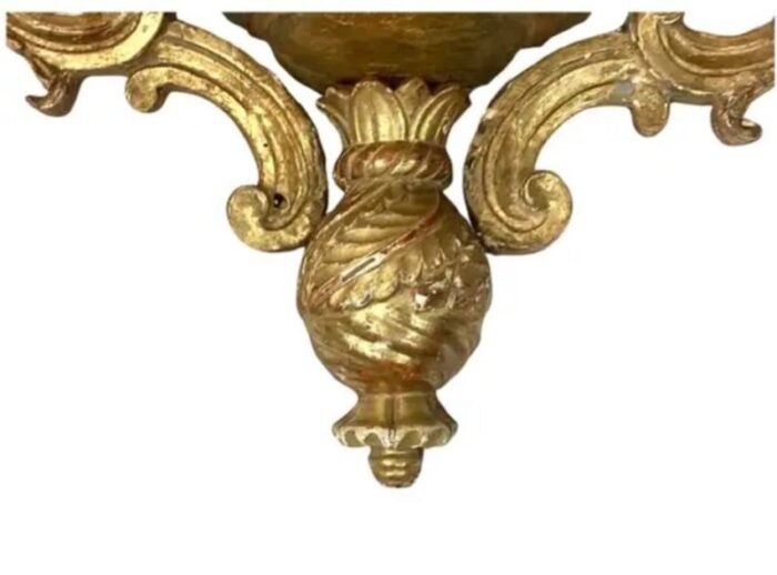 pair of italian carved and giltwood wall brackets 2903