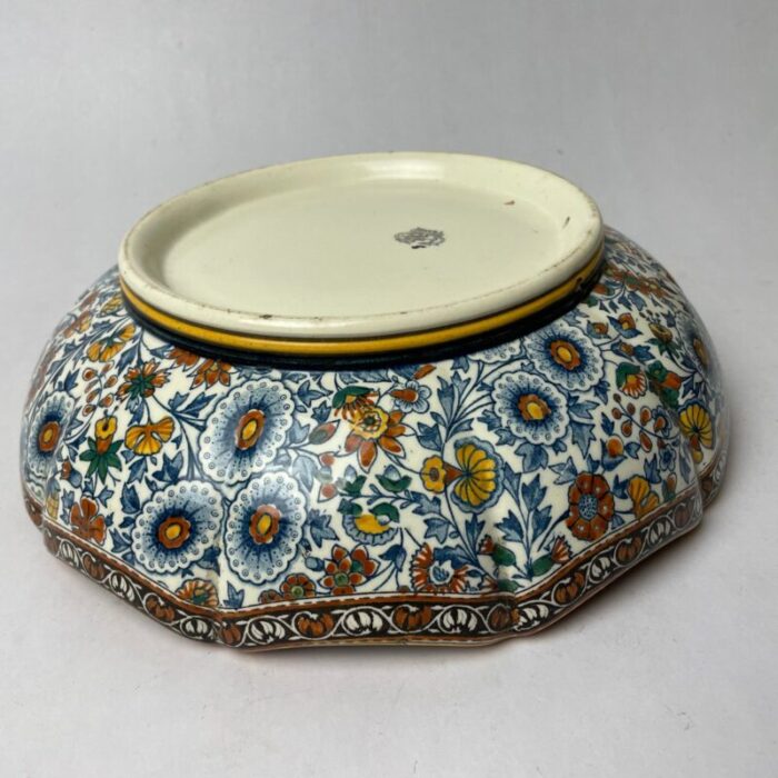 paisely bowl by gien 1920s 5