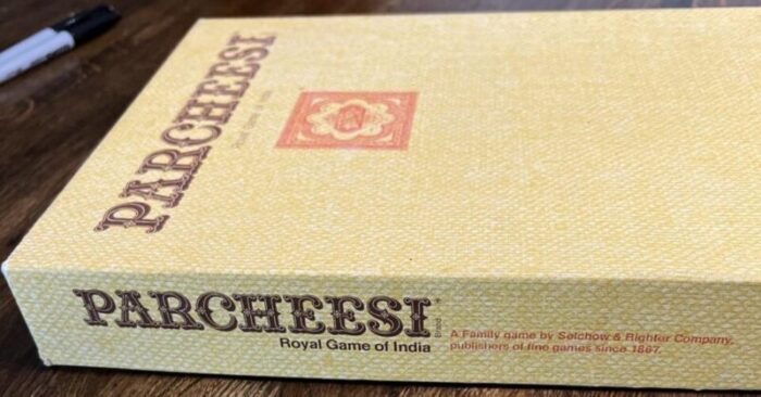 parcheesi board game royal game of india vtg 1975 popular edition complete 3997