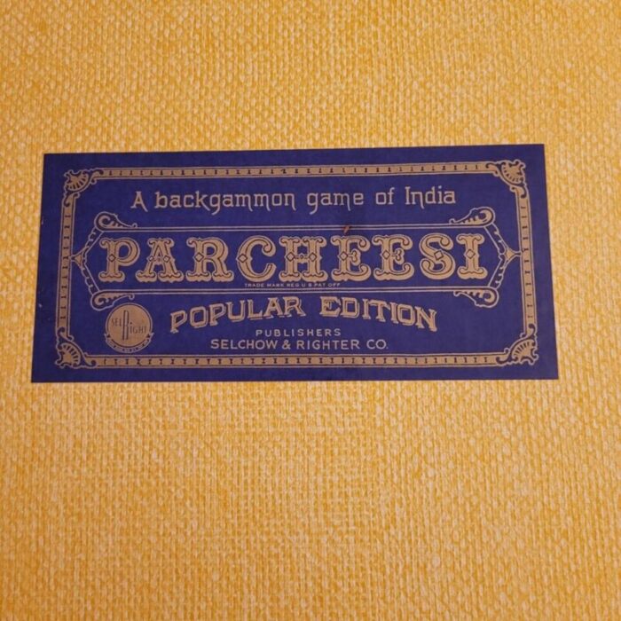 parcheesi board game royal game of india vtg 1975 popular edition complete 6744