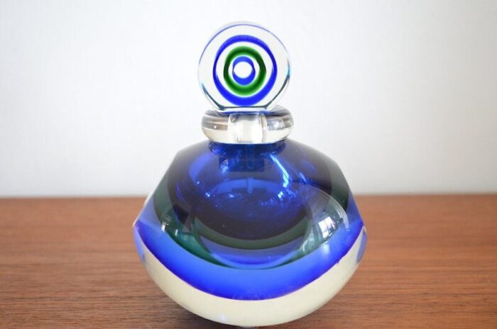 perfume flacon in murano glass by michele onesto 1980s 1