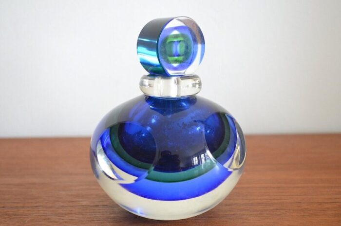 perfume flacon in murano glass by michele onesto 1980s 4