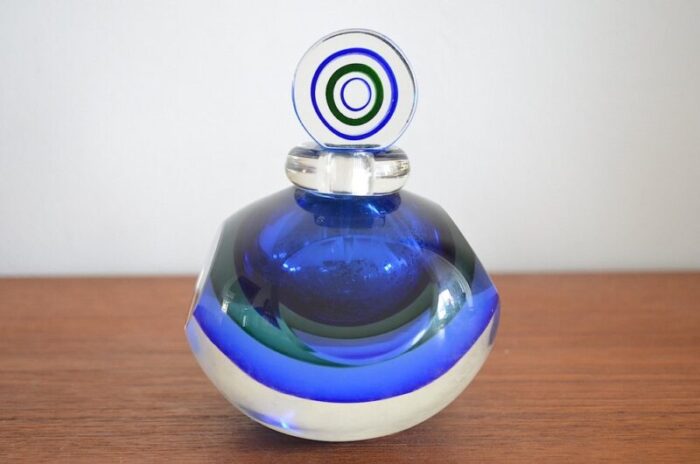 perfume flacon in murano glass by michele onesto 1980s 5