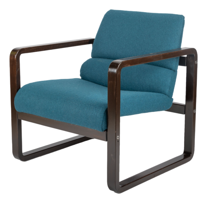 petrol and brown chair by martin stoll for giroflex 4023