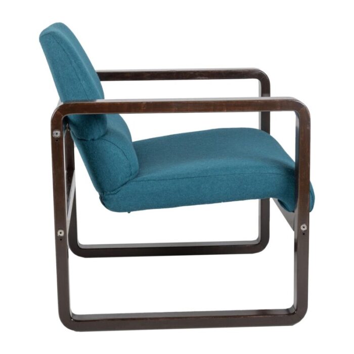 petrol and brown chair by martin stoll for giroflex 4633