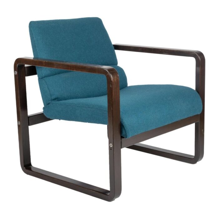 petrol and brown chair by martin stoll for giroflex 4879