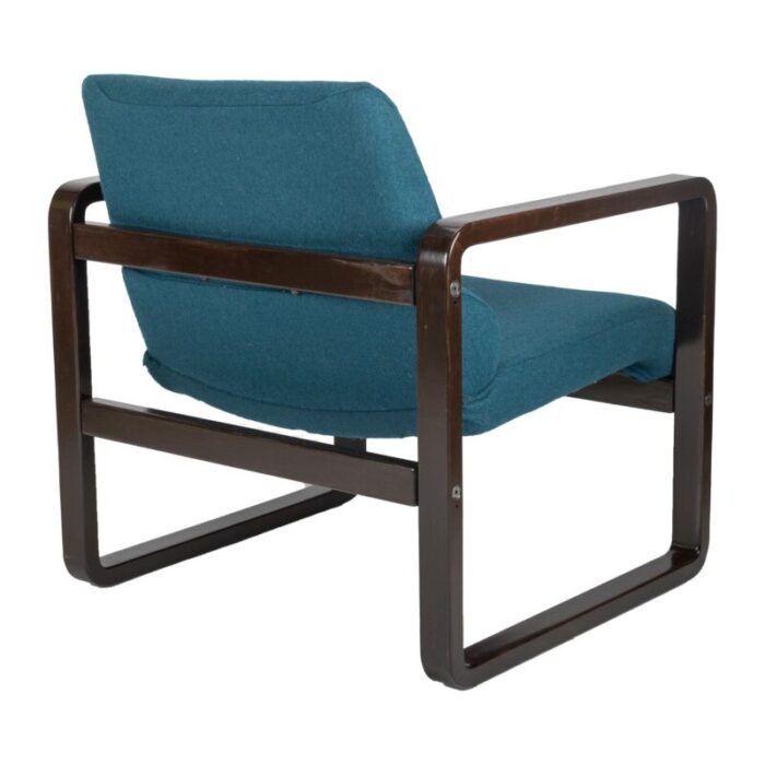 petrol and brown chair by martin stoll for giroflex 6520