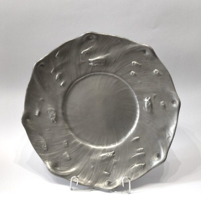 pewter plate by olof ahlberg schreuder olsson sweden 1938 3