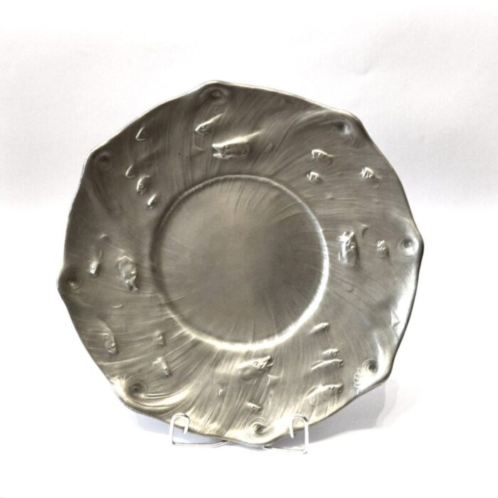 pewter plate by olof ahlberg schreuder olsson sweden 1938 6