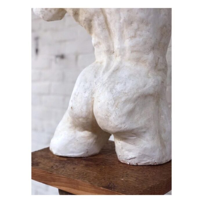 plaster male torso sculpture 5